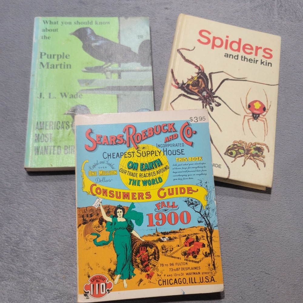 DBI Books Catalog & Nature Guides Unisex OS Multi Sears Roebuck 1900 Vintage Lot